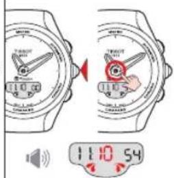 TISSOT TTOUCH Lady Solar Jungfraubahn - HEURES T & T2 > RÉGLAGE - 5