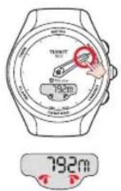 TISSOT TTOUCH Lady Solar Jungfraubahn - ALTIMETER (ALTIMÈTRE) > CALAGE DE L'ALTITUDE - 1