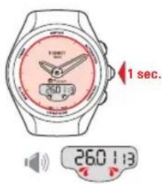 TISSOT TTOUCH Lady Solar Jungfraubahn - HEURES T & T2 > RÉGLAGE - 1