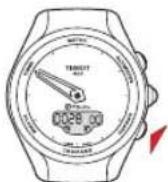 TISSOT TTOUCH Lady Solar Jungfraubahn - TIMER (COMPTE À REBOURS) > LECTURE - 4