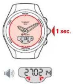 TISSOT TTOUCH Lady Solar Jungfraubahn - ALTIMETER (ALTIMÈTRE) > LECTURE - 1