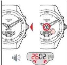 TISSOT TTOUCH Lady Solar Jungfraubahn - DATE > RÉGLAGE - 7