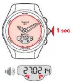TISSOT TTOUCH Lady Solar Jungfraubahn - ALARM (ALARME) > LECTURE - 1