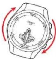 TISSOT TTOUCH Lady Solar Jungfraubahn - COMPASS (BOUSSOLE) > CALIBRATION - 3