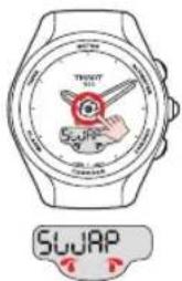TISSOT TTOUCH Lady Solar Jungfraubahn - SWAP (PERMUTATION DES HEURES) > RÉGLAGE - 1