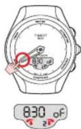TISSOT TTOUCH Lady Solar Jungfraubahn - ALARM (ALARME) > LECTURE - 3