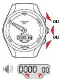 TISSOT TTOUCH Lady Solar Jungfraubahn - TIMER (COMPTE À REBOURS) > LECTURE - 8