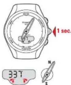 TISSOT TTOUCH Lady Solar Jungfraubahn - COMPASS (BOUSSOLE) > CALIBRATION - 6
