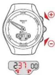 TISSOT TTOUCH Lady Solar Jungfraubahn - TIMER (COMPTE À REBOURS) > RÉGLAGE - 7