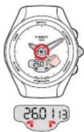 TISSOT TTOUCH Lady Solar Jungfraubahn - DATE > RÉGLAGE - 2