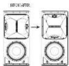 Turbosound TCS12294AN - Rotazione del pattern a tromba HF - 6