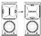 Turbosound TCS12296AN - Rotación del patrón de la bocina HF - 6