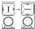 Turbosound TCS15294AN - Rotación del patrón de la bocina HF - 6