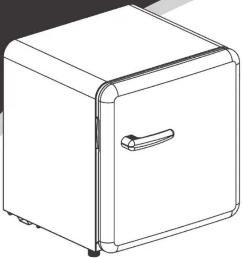 COMFEE CRR16S3ABB - Réfrigérateur rétro compact de 1,6 pi ³ - 1
