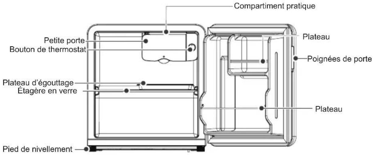 COMFEE CRR16S3ARD - Désignations des composants - 1
