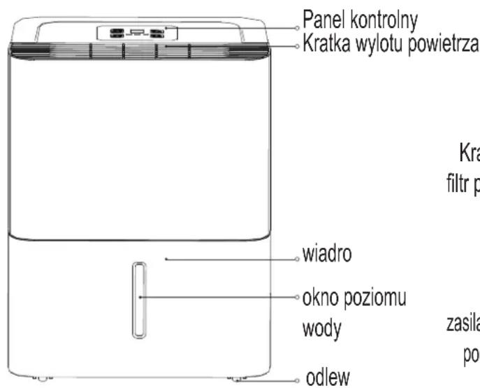 COMFEE MDDN12DEN7 - ldentyfikacja części - 1