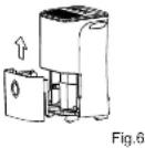 COMFEE DG30DEN7 - Removing the collected water - 2