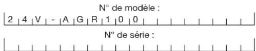 Sun Joe 24VAGR100 - Numéros de modèle et de série - 1