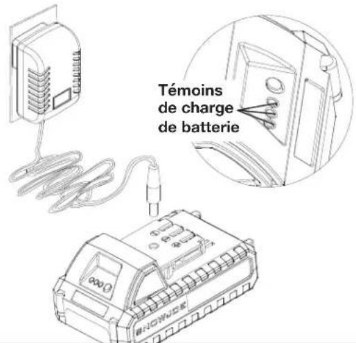 Sun Joe 24VMPSWVGLTESJG - Comment charger la batterie - 2