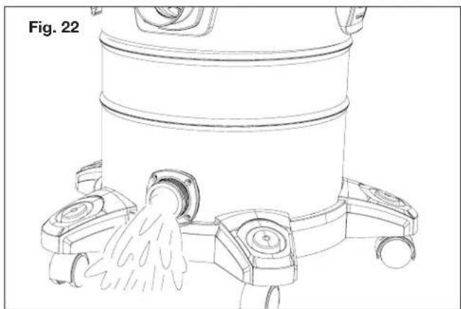 Sun Joe 24VWDV6000CT - Drenado del tanque - 2
