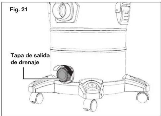 Sun Joe 24VWDV6000CT - Drenado del tanque - 1