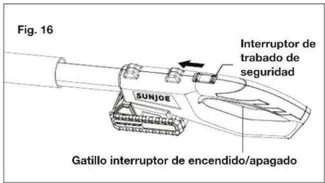 Sun Joe 24VPS8CMAXLTE - Puesta en marcha y parada - 2
