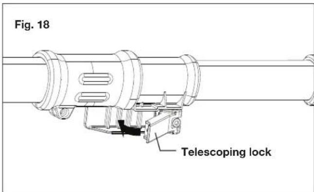 Sun Joe 24VPS8CMAXLTE - Adjusting the Telescoping Pole - 2