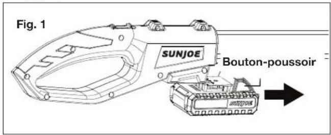 Sun Joe 24VPS8CMAXLTE - Comment charger la batterie - 1