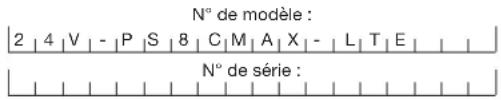 Sun Joe 24VPS8CMAXLTE - Numéros de modèle et de série - 1