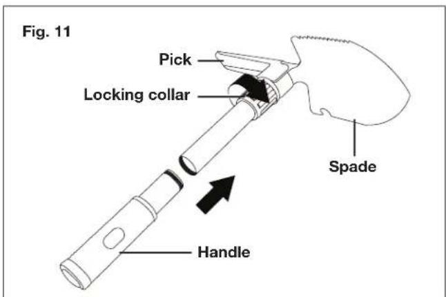 Sun Joe 24VMDTCR1CT - Folding Shovel Assembly - 1