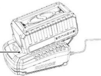 Sun Joe 24VMDTCR1CT - Batterie et chargeur VENDUS séparément - 2