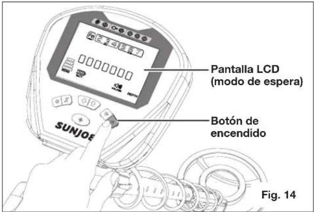 Sun Joe 24VMDTCR1CT - Encendido y apagado - 2
