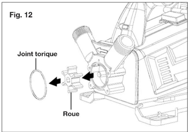 Sun Joe BDLA0066 - Remplacement de la roue et du joint torique - 2