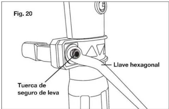 Fig. 20 Tuerca de seguro de leva Llave hexagonal