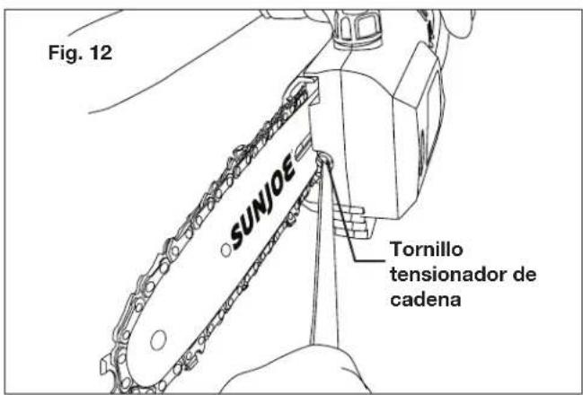 Fig. 12 SUNJOE Tornillo tensionador de cadena