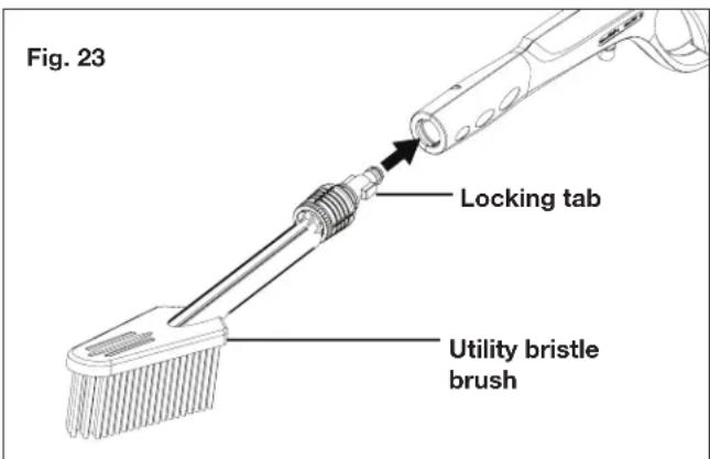Sun Joe SPX4003ULT - Using the Utility Bristle Brush - 1