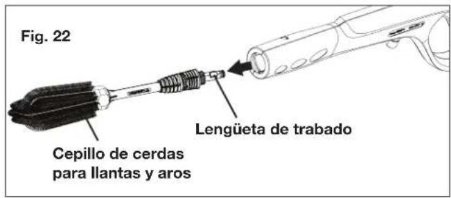 Sun Joe SPX4003ULT - Uso del cepillo de cerdas para llantas - 2