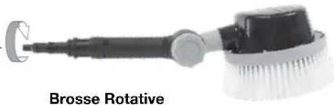 Sun Joe SPXACSMAX - De rallonge de la BROSSE rotative - 1