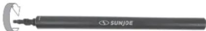 Sun Joe SPXACSMAX - TURBO NOZZLE + 20- INCH ROD* ASSEMBLY QUICK GUIDE - 9