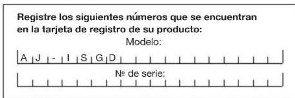 Aqua Joe AJISGD - Modelo y número de série - 1