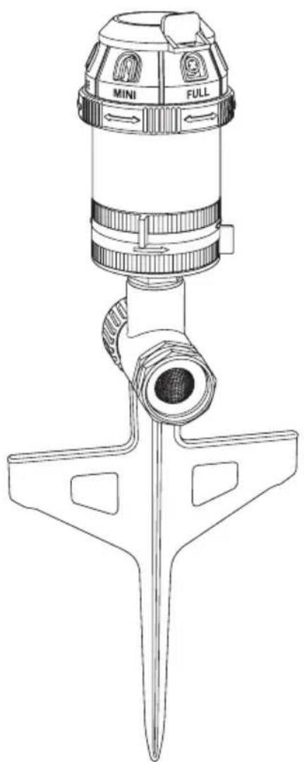 Aqua Joe AJISGD - ROCIADOR TURBO DRIVE 360° - 1