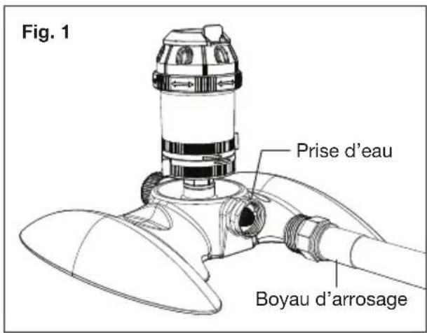 Aqua Joe AJMSSBM - Branchement du boyau d'arrosage - 1