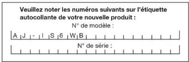 Aqua Joe AJIS6WBRM - Numéros de modèle et de série - 1