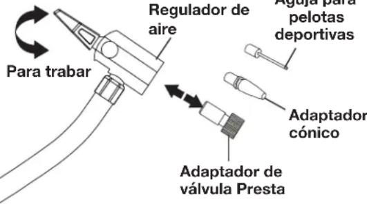 Auto Joe 24VAJCCT - Inflado con la manguera de aire y adaptadores - 1