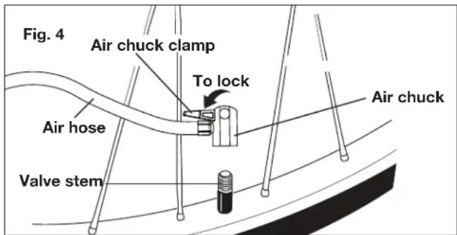 Auto Joe 24VAJCCT - Inflating with the Air Hose - 1