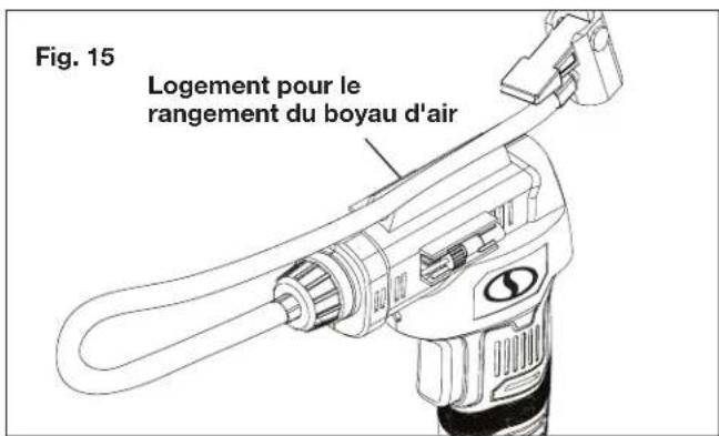 Auto Joe 24VAJCCT - Rangement du boyau d'air et des raccords - 1