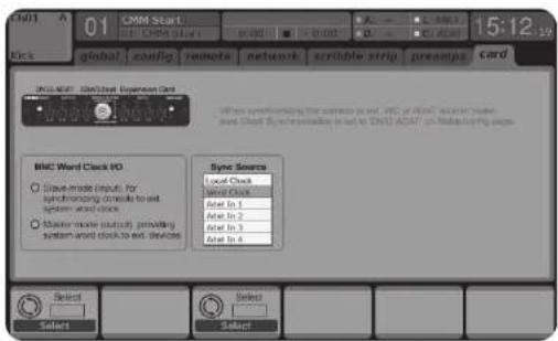 Klark Teknik DN32ADAT - Konfiguracja miksera - 1