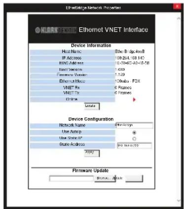 Klark Teknik Vnet Ethernet Interface - Nätverksegenskaper - 1