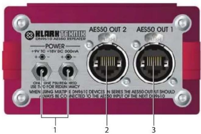 Klark Teknik DN9610 - Face arrière - 1
