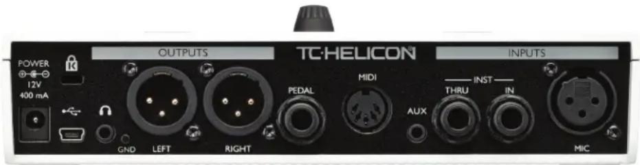 TC HELICON VoiceLive Play GTX - Pitch Cor Amt - 1